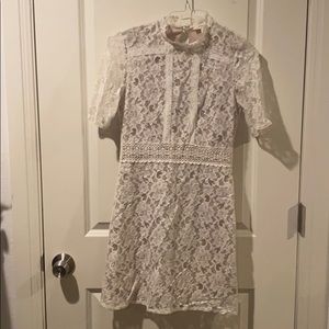 White Lace/Cream dress